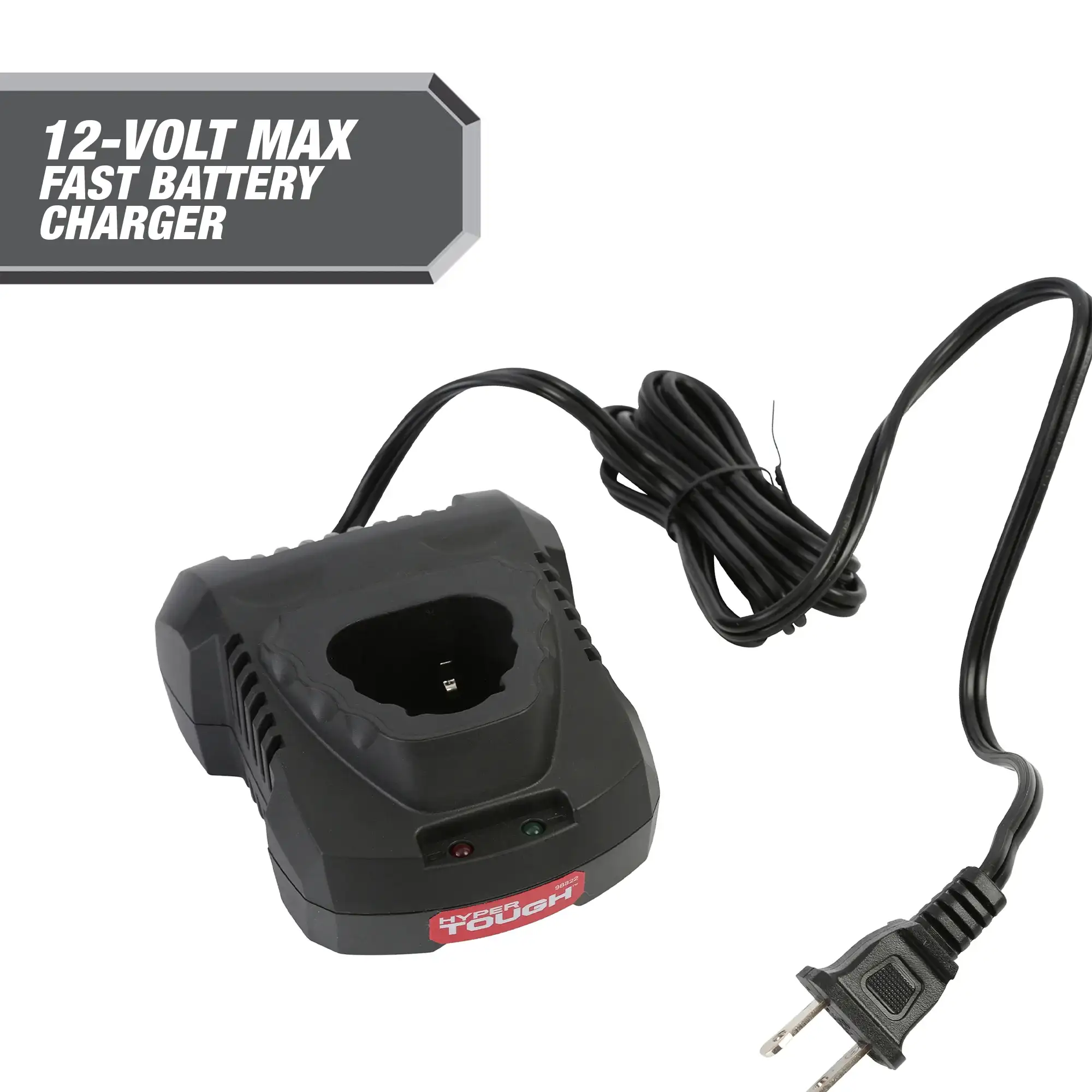 Hyper Tough 12V Max Fast Battery Charger for 12V Lit-Ion Batteries, 98822 1