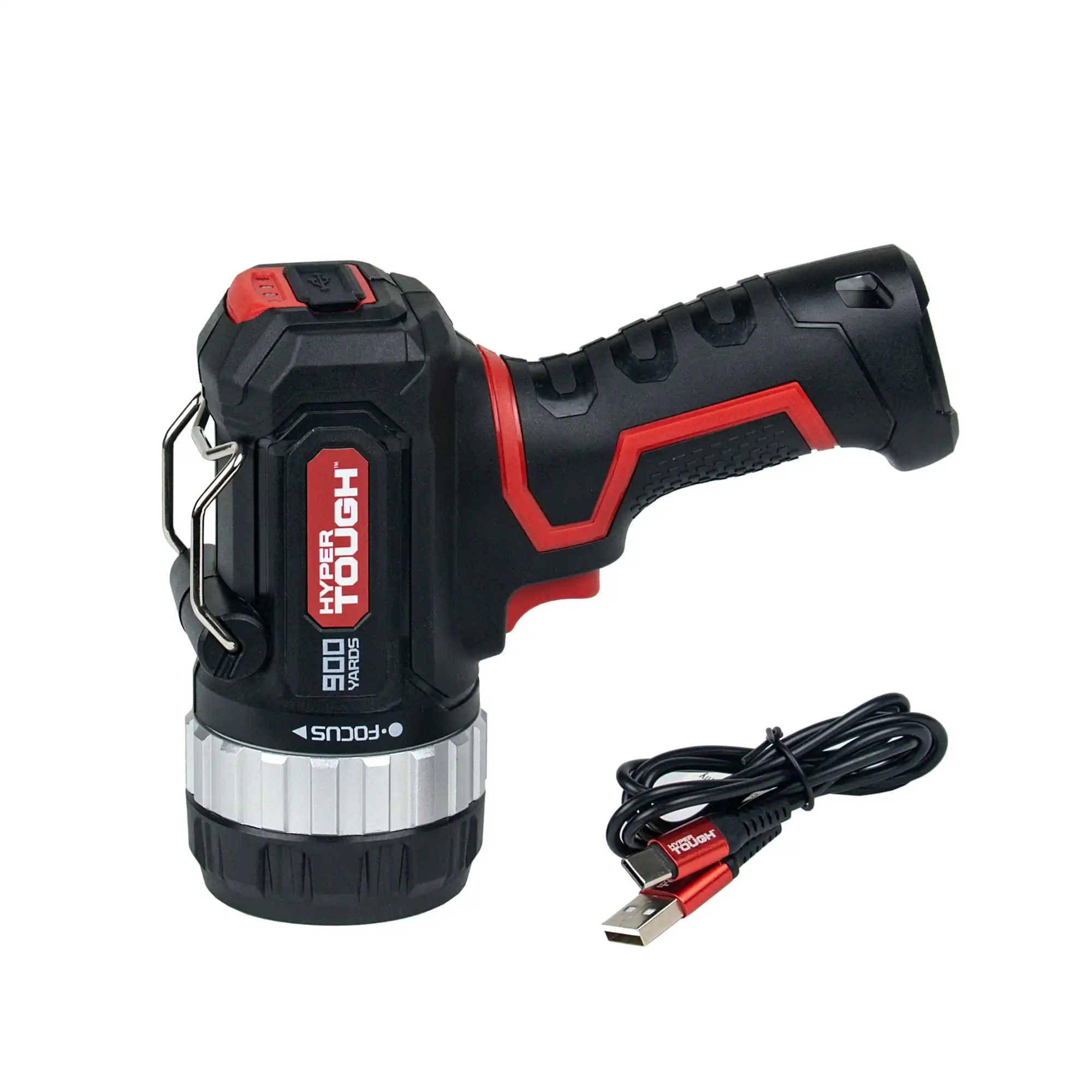 Hyper Tough 1400-Lumen Focusing Rechargeable LED Spotlight 2