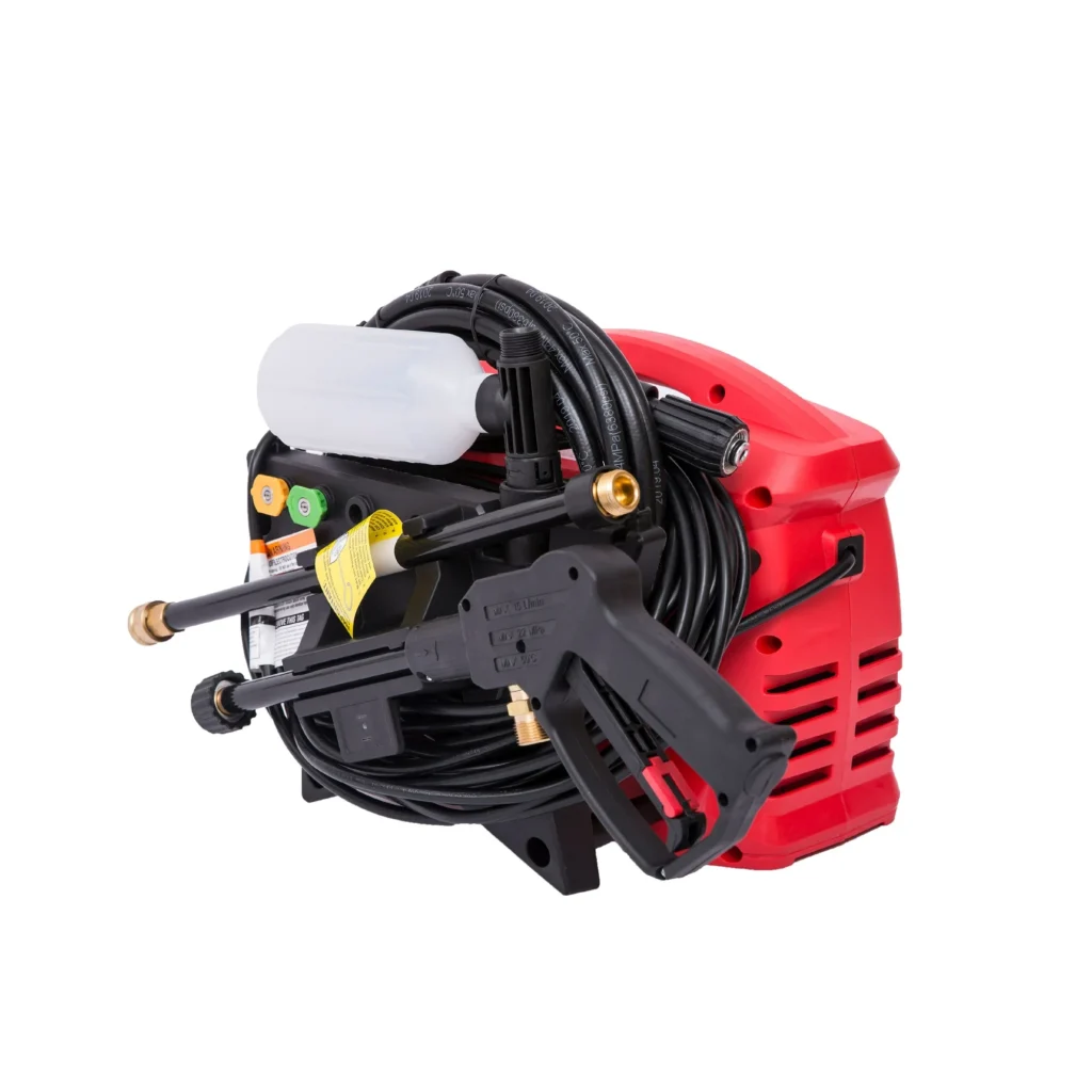Hyper Tough 1600PSI Pressure Washer Corded Electric for Car Wash, Red Black 2