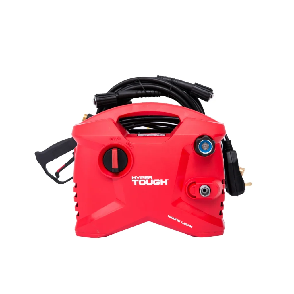 Hyper Tough 1600PSI Pressure Washer Corded Electric for Car Wash, Red Black 3