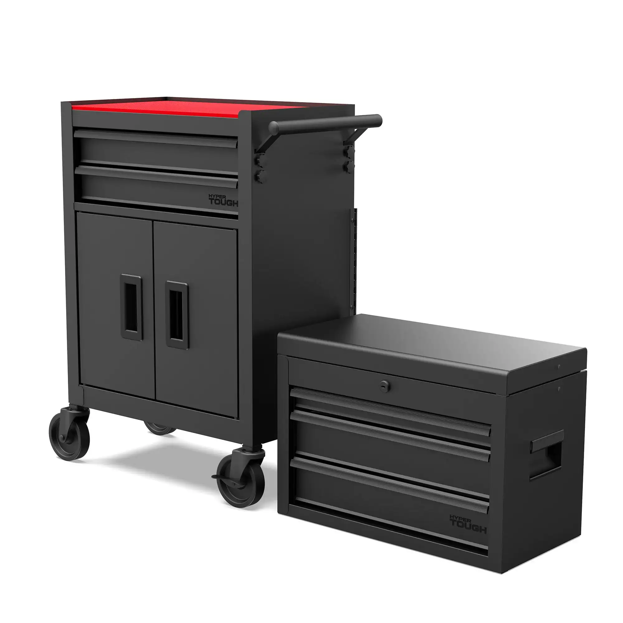Hyper Tough 20-Inch Heavy Duty Steel Tool Chest, 400 lbs Capacity, Black 7