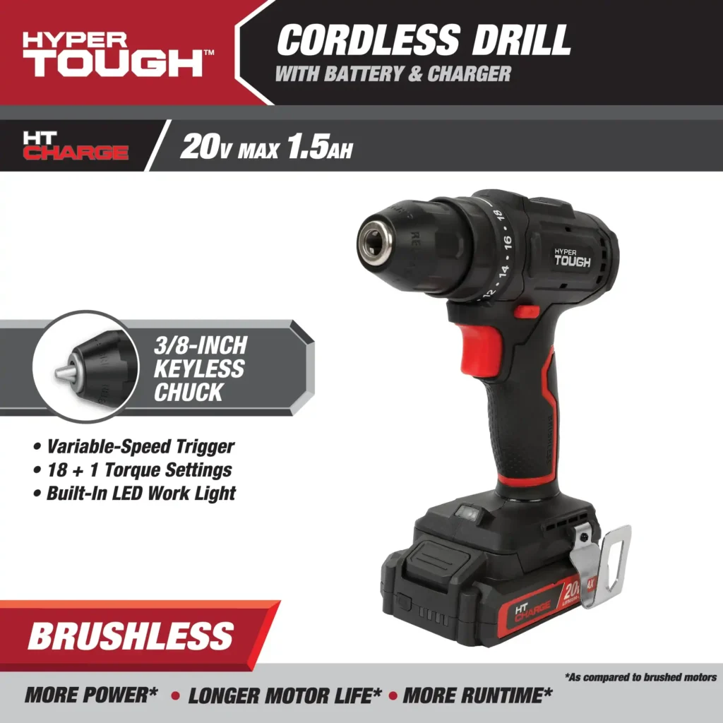Hyper Tough 20V Drill 4
