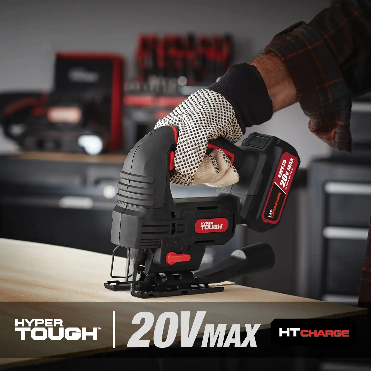 Hyper Tough 20V Max 4.0Ah Lithium-Ion Battery Pack, 8711.1, Provide Longer Runtime 3