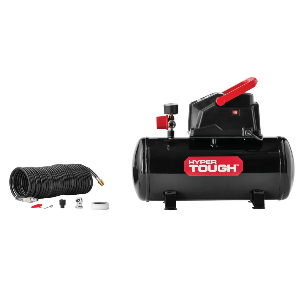 Hyper Tough Black 100 PSI Oil-free Portable Air Compressor 3 gallon 2