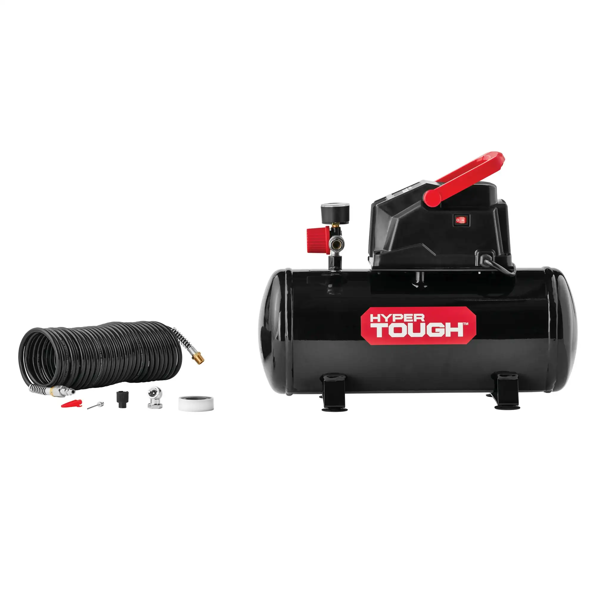 Hyper Tough Black 100 PSI Oil-free Portable Air Compressor 3 gallon 2