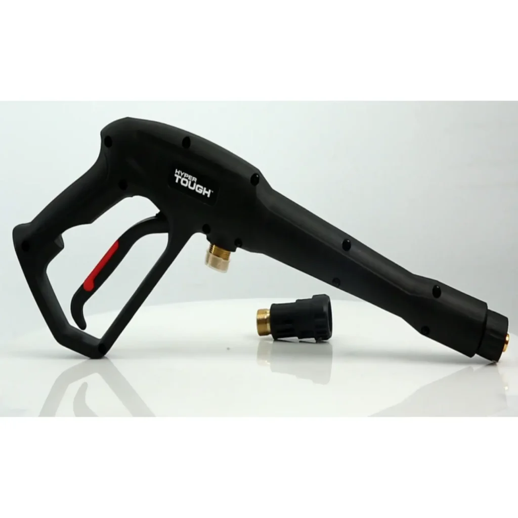 Hyper Tough Pressure Washer Trigger Handle, Stainless Steel, Black 1